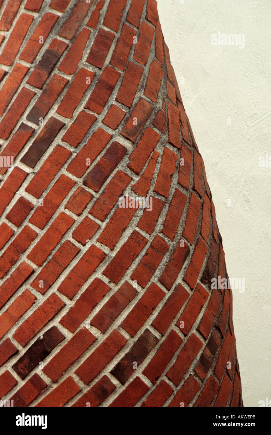 Detail, Brick chimney Stock Photo