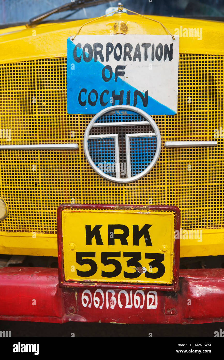 INDIA KERALA COCHIN TRUCK Stock Photo