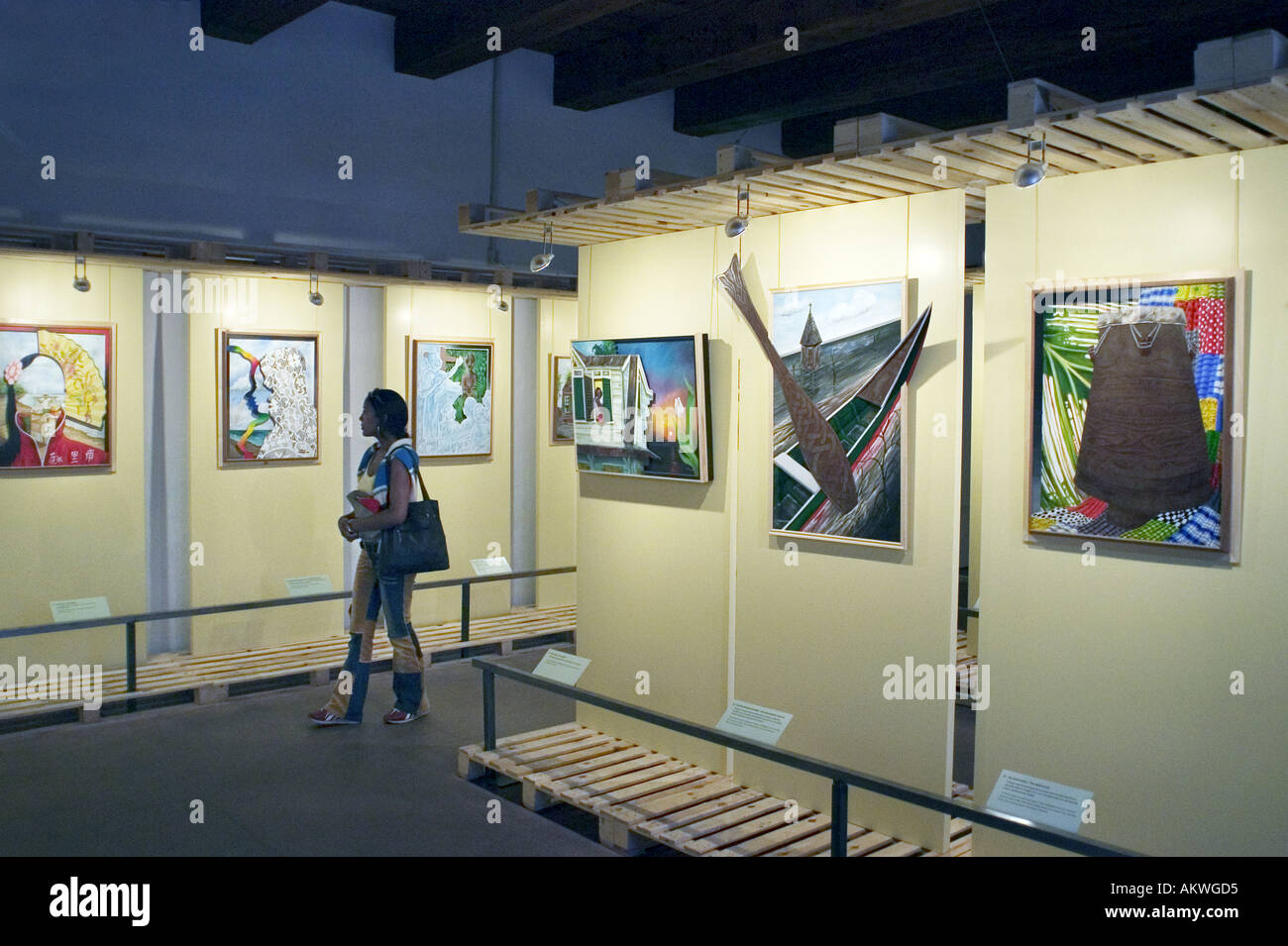 art exhibition at the maritime museum in Amsterdam Stock Photo