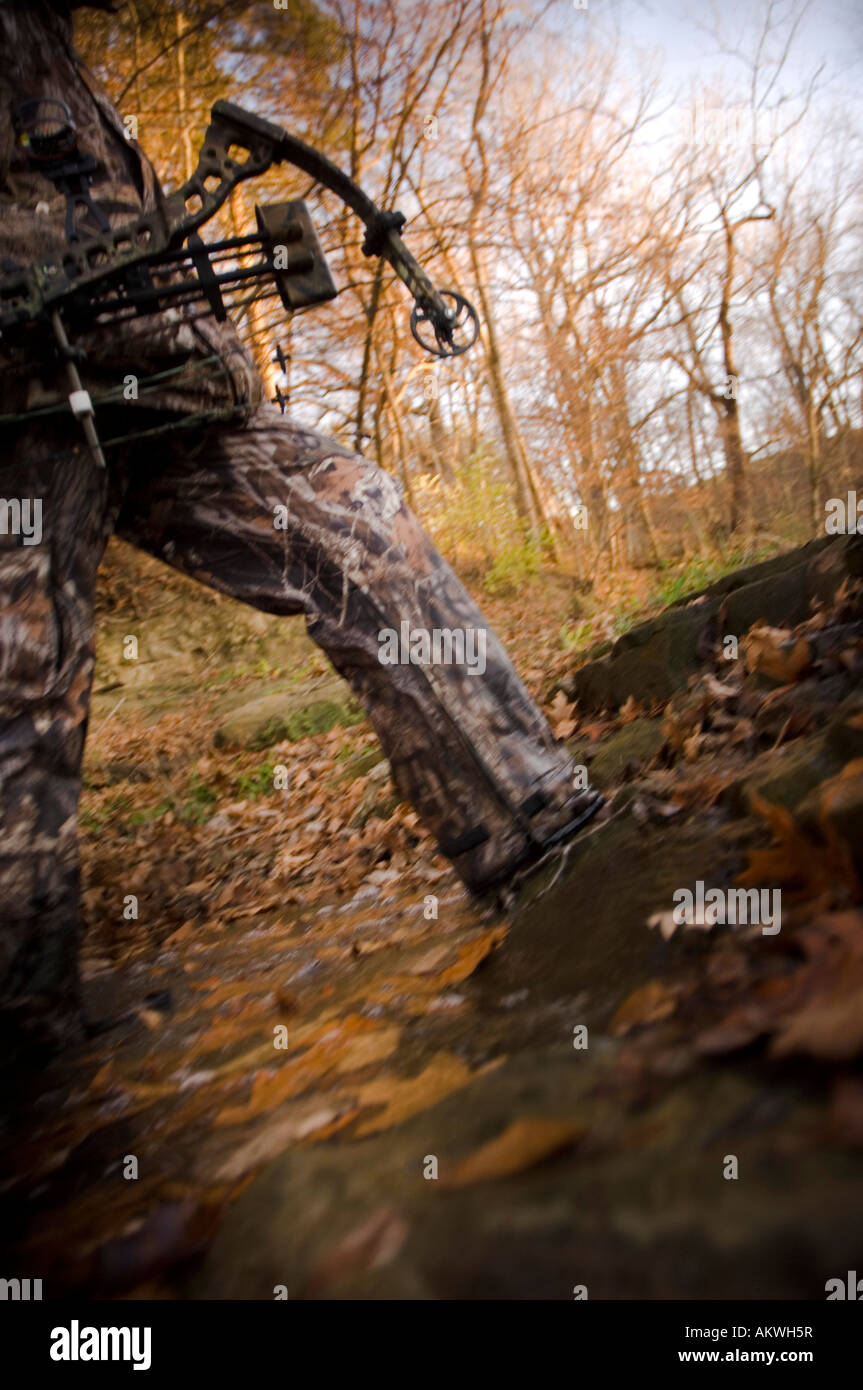 Bow hunting in Pike County Illinois Stock Photo Alamy