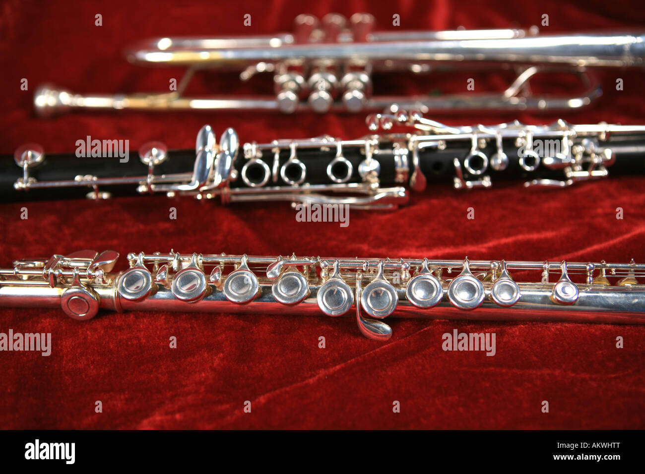 Silver Flute With Path Stock Photo - Download Image Now - Flute