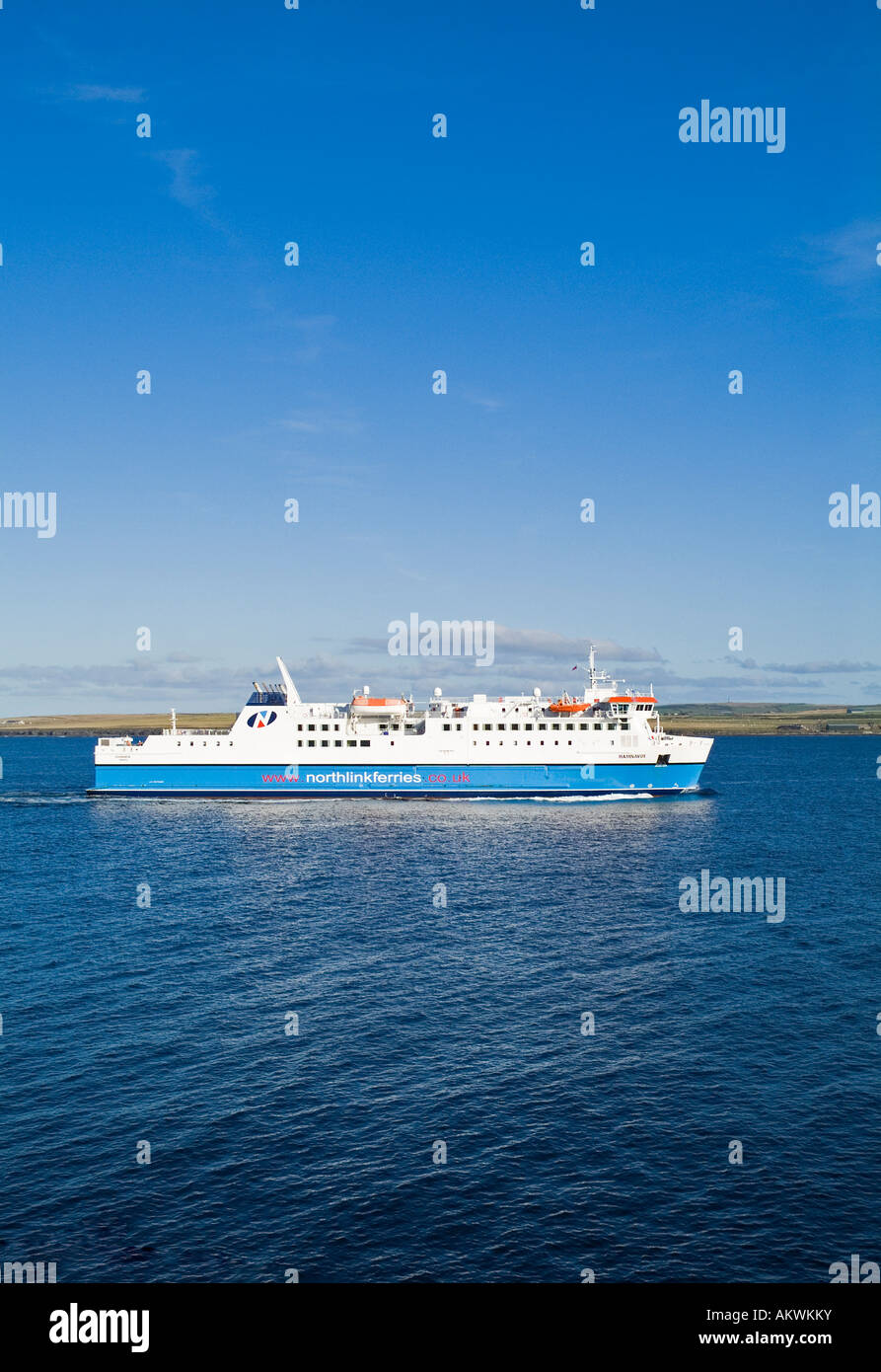 dh Northlink Ferry SHIPPING UK Passenger car ferry MV Hamnavoe Stock Photo