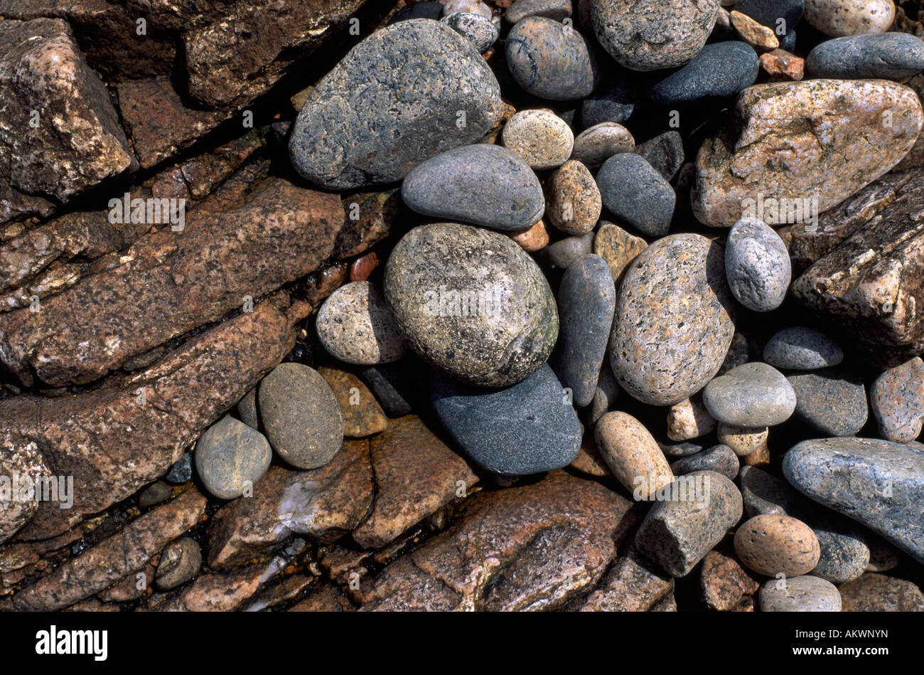 Jumbles Rocks Jumble of rocks on the shoreline hi-res stock photography and images ...
