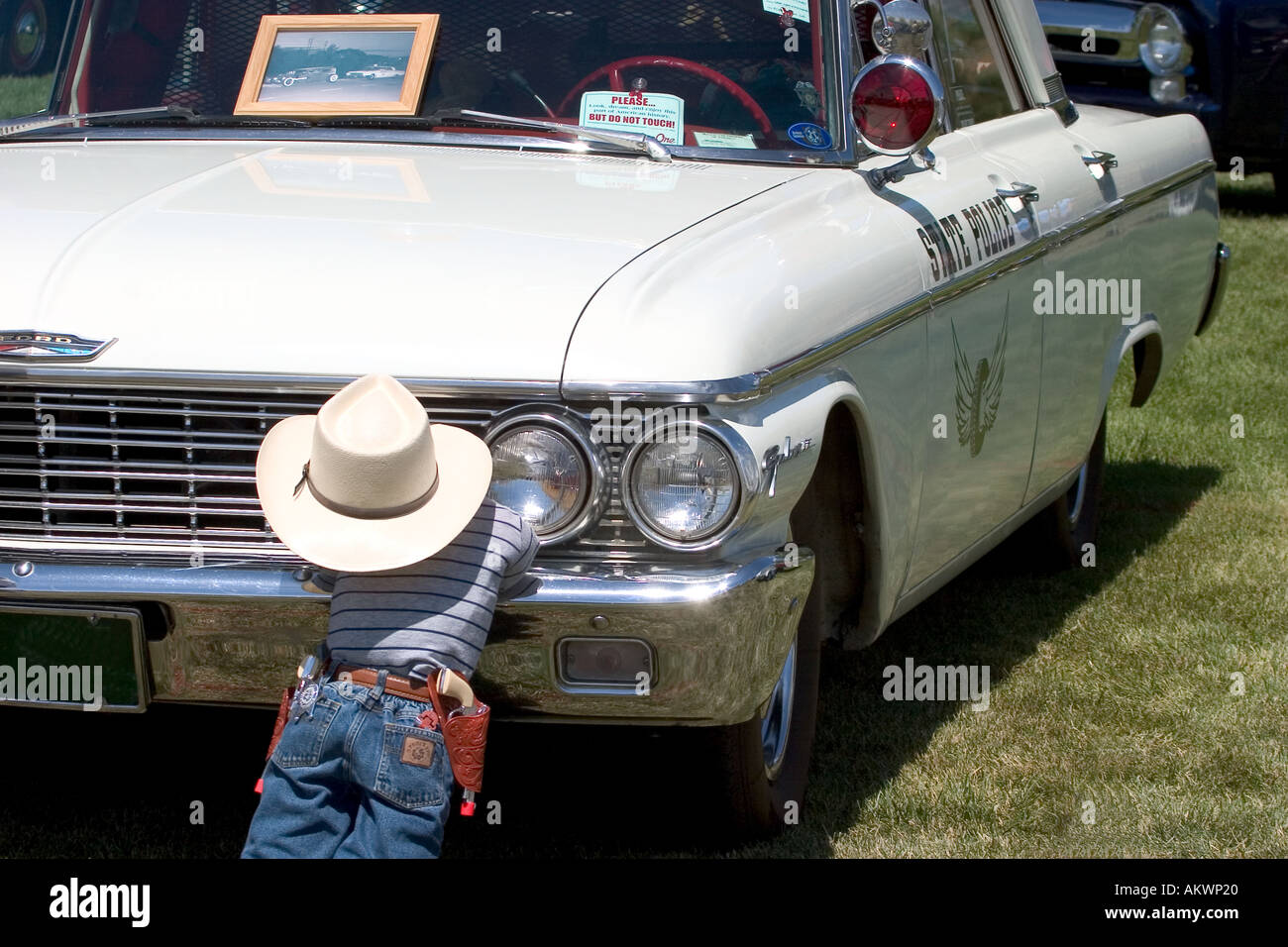 Vintage state police car hi-res stock photography and images - Alamy