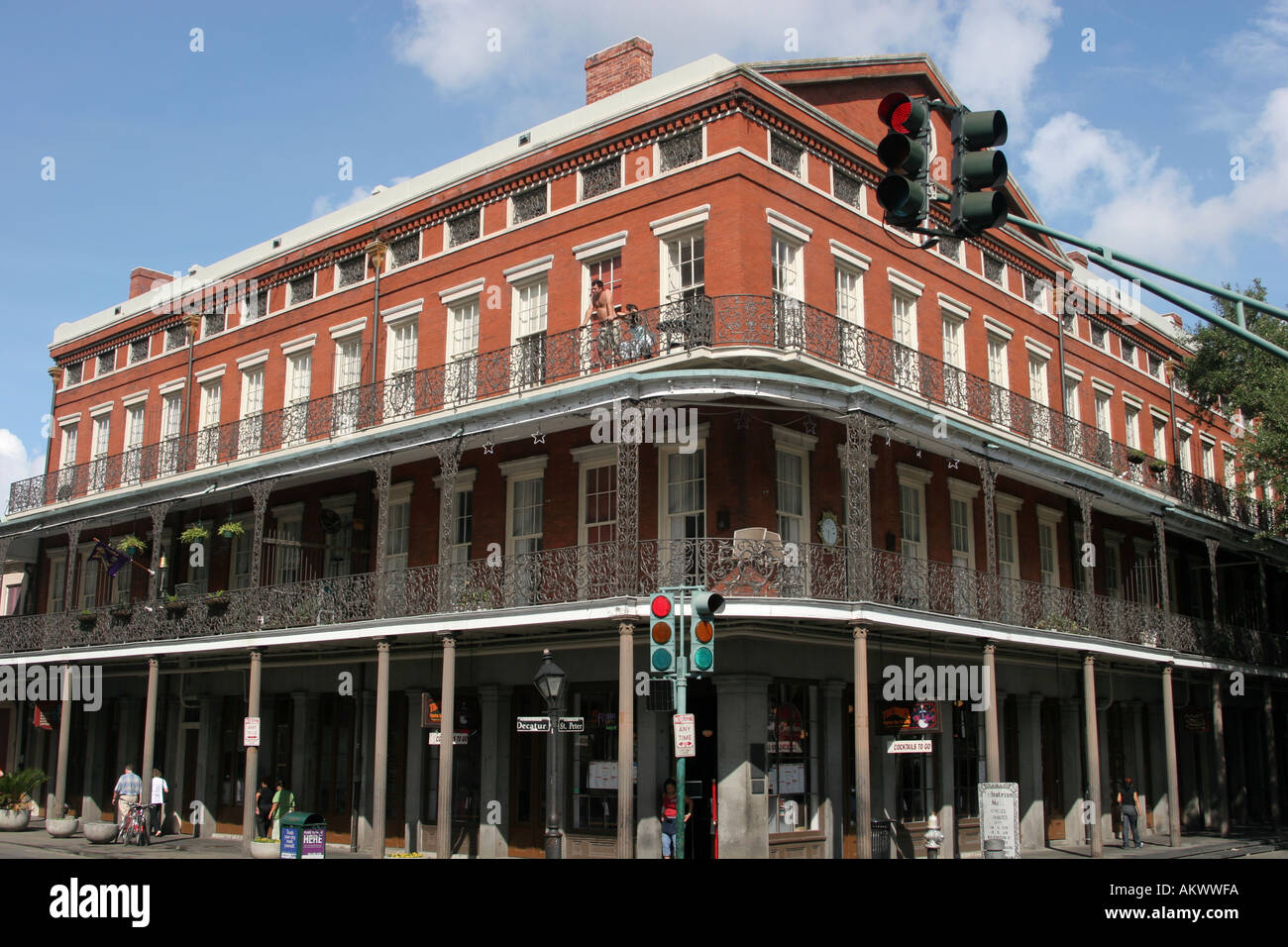 The Pontalba Buildings Jackson Square New Orleans Louisiana USA Stock Photo