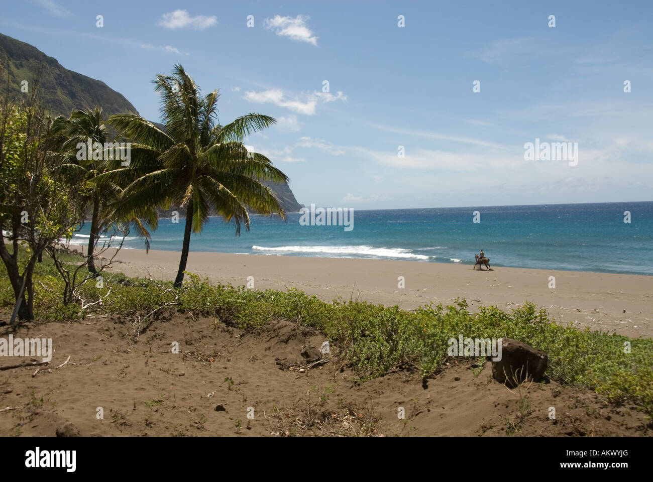 Hawaii Molokai leper colony at Kalaupapa beach for lepers outcasts Photo himolo156 71863 isolated HI USA United States America Stock Photo