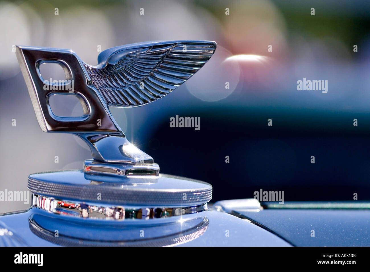 Bentley hood ornament Stock Photo Alamy