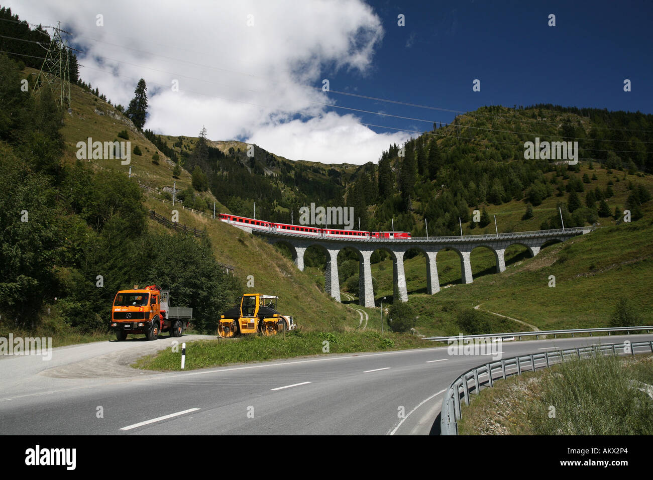 Underground Train Stop Construction work for Porta Alpina, the underground train stop in the ...