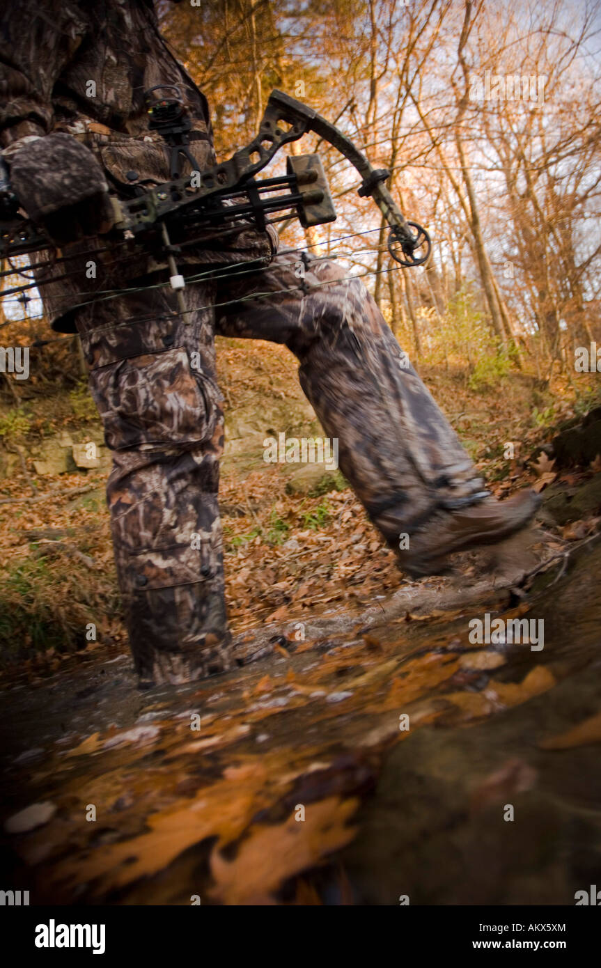 Bow hunting in Pike County Illinois Stock Photo Alamy
