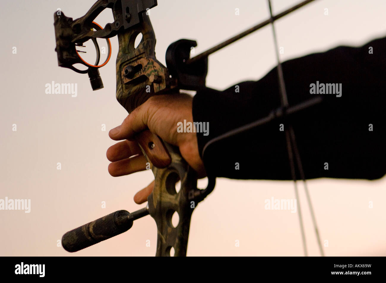 Hunting with bow and arrow hires stock photography and images Alamy