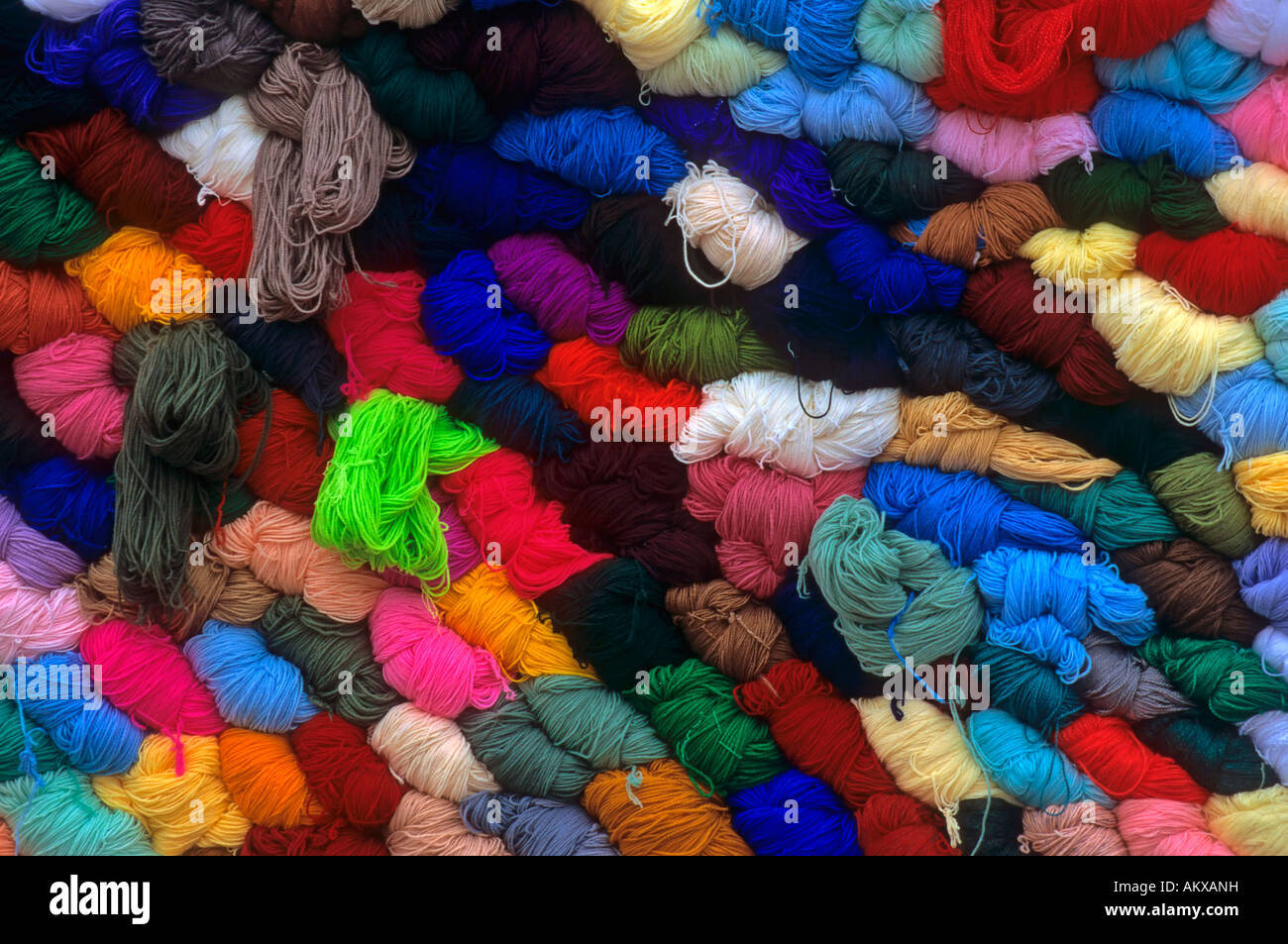Pile of wool Stock Photo Alamy