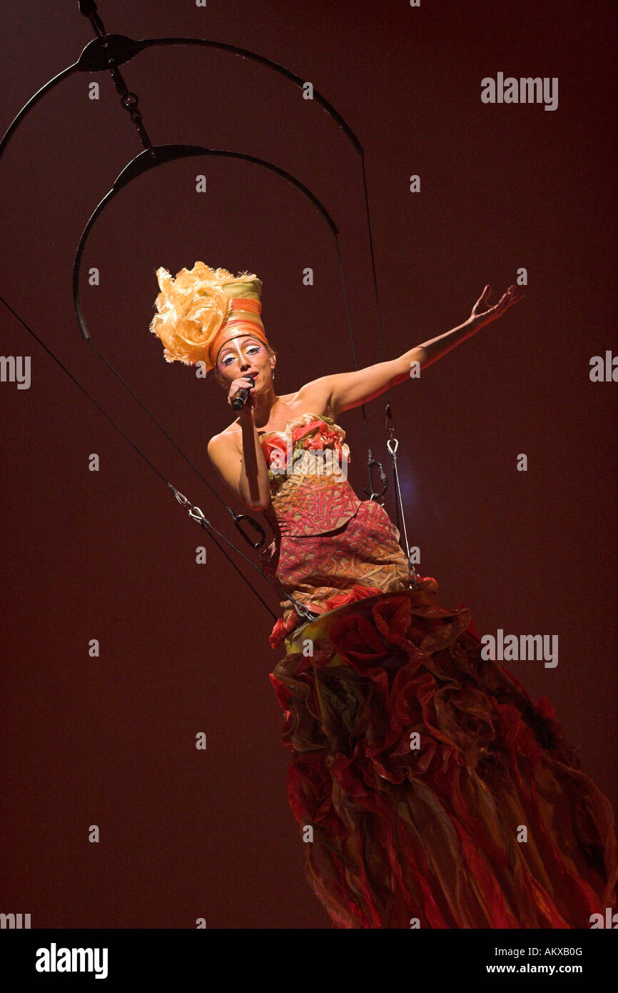 Premiere in Europe of the new Cirque du Soleil Show Delirium in Rotterdam at the 13.th of September 2007 Netherlands Stock Photo
