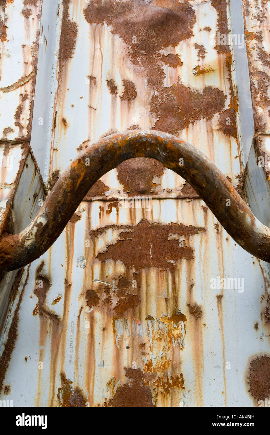 Rusty iron material Stock Photo - Alamy