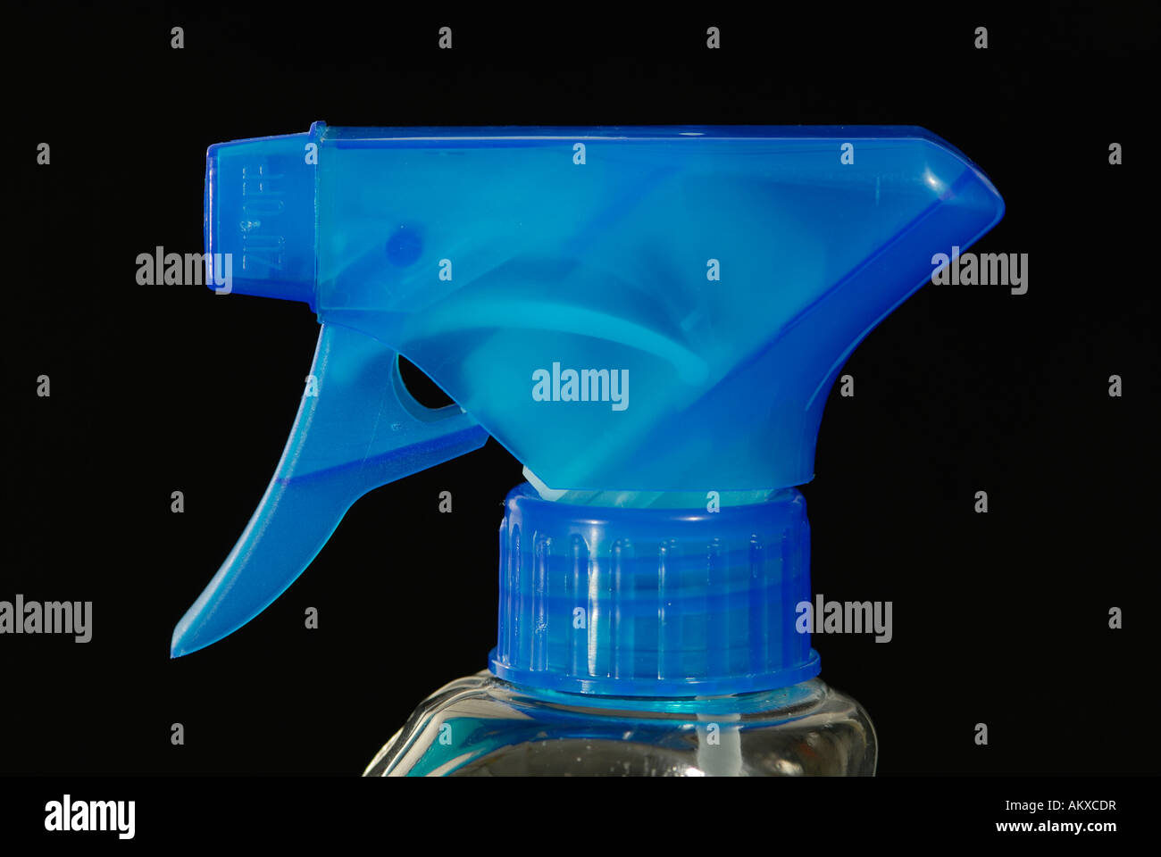 Spray nozzle from a plastic bottle Stock Photo Alamy