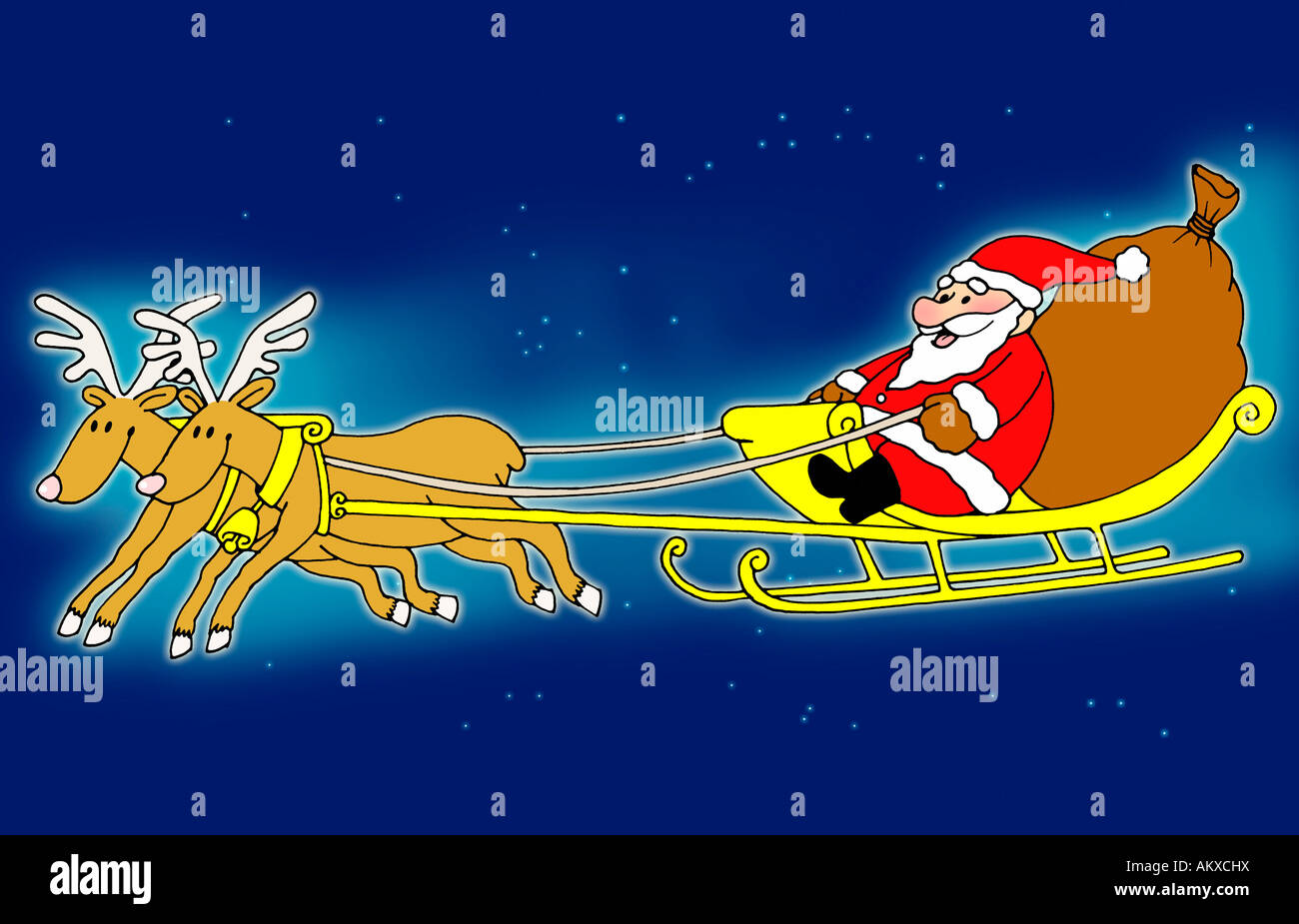 santa claus sitting in
