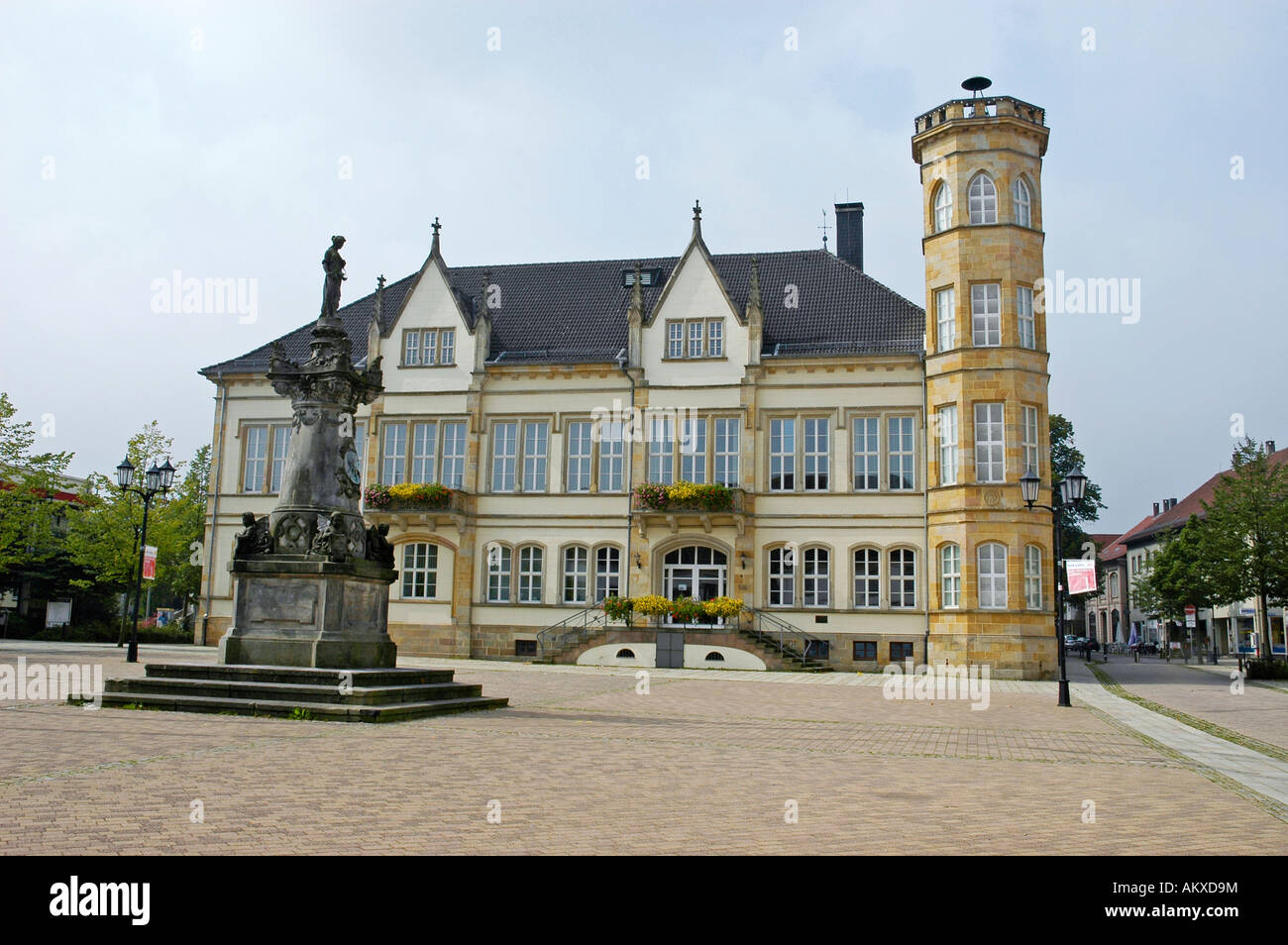City hall, HornBad Meinberg, North RhineWestphalia, Germany Stock