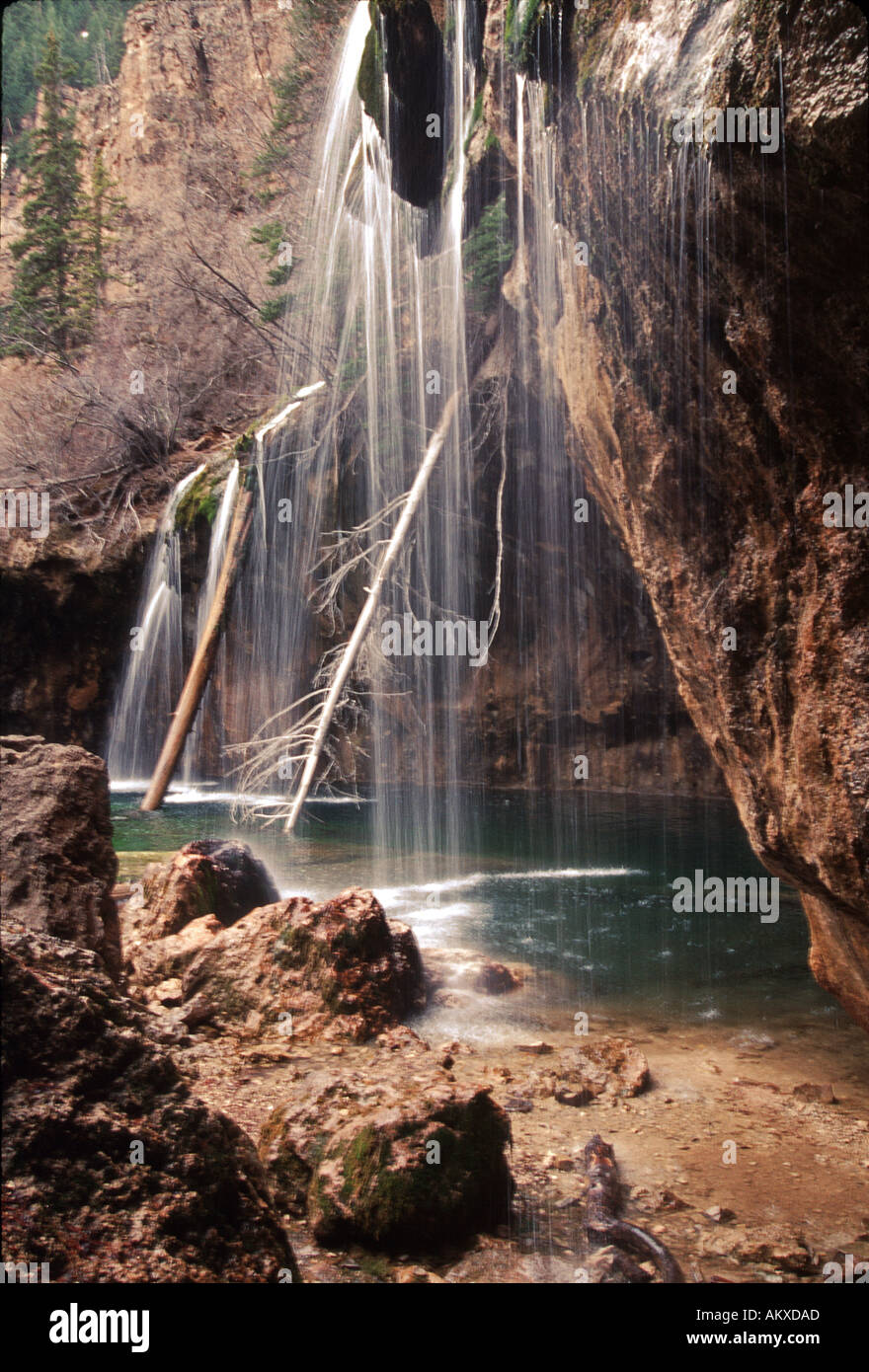 Bridal Veil Falls Colorado Stock Photo Alamy