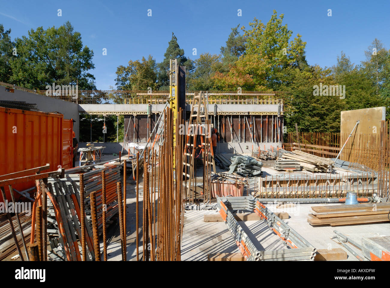 A new house in construction - Germany, Europe Stock Photo - Alamy