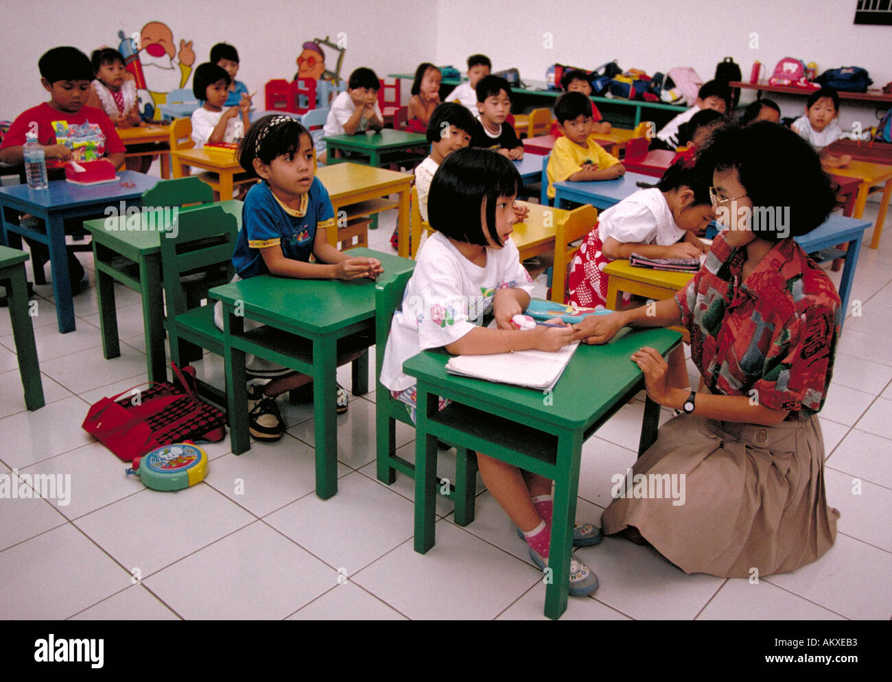 Kindergarten class hi-res stock photography and images - Alamy