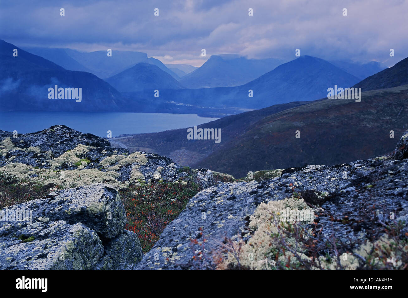 Khibiny mountains are located in Russia in Murmansk area. Kola ...