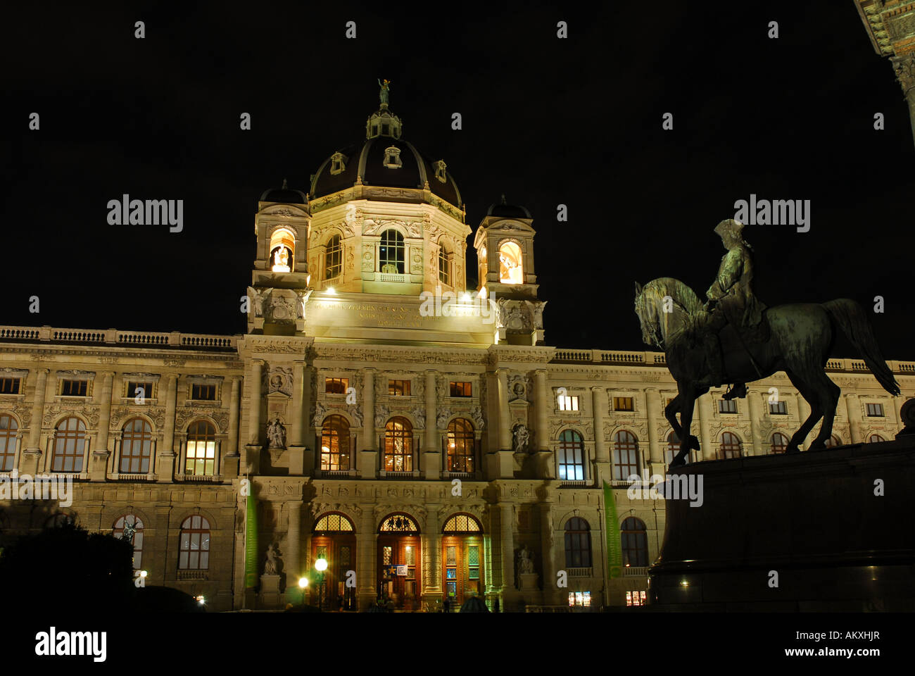 Kunsthistorisches Museum, Museum of Art History, Maria-Theresien-Platz, Inner city of Vienna, Austria Stock Photo