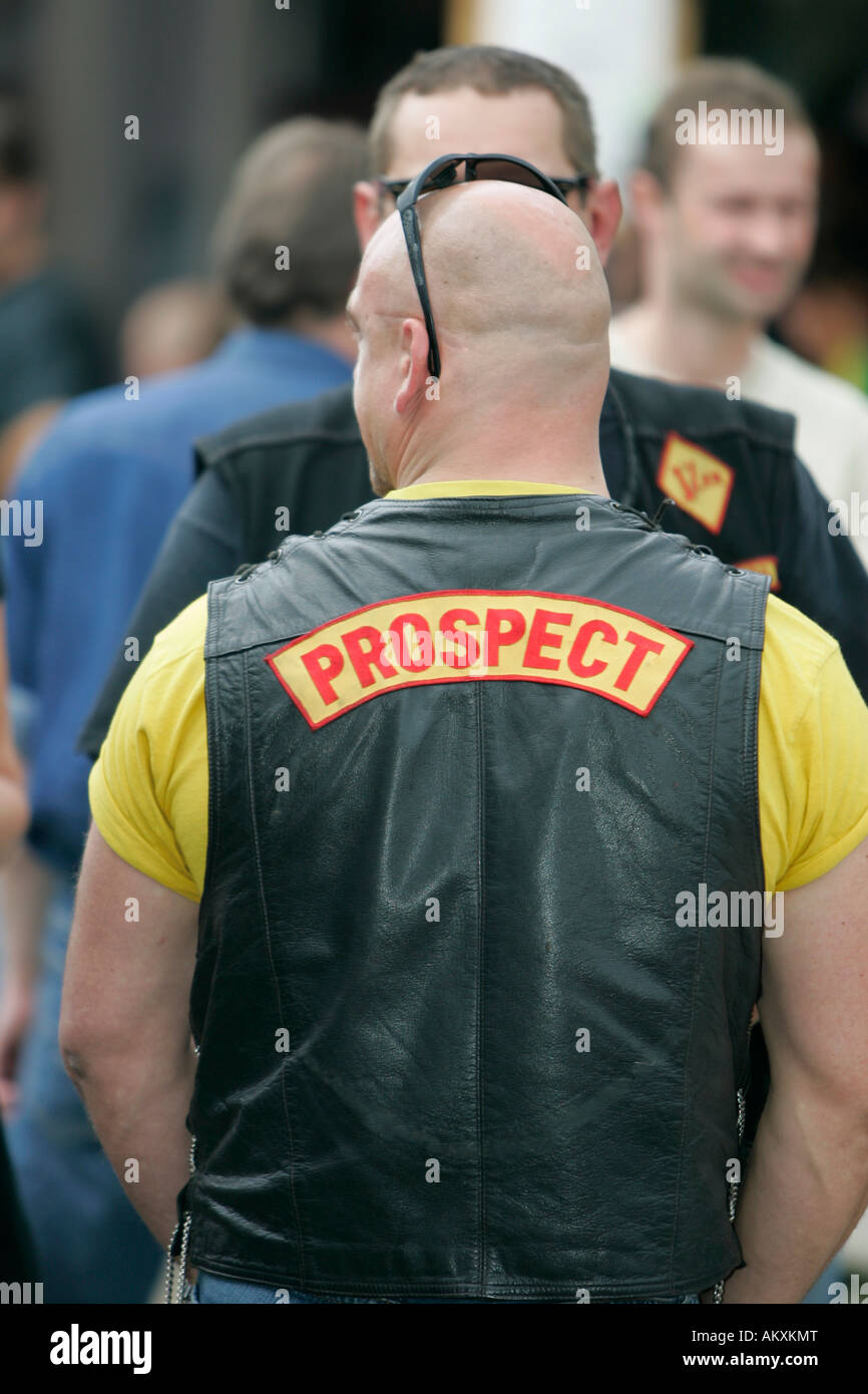 Motor cycle rocker of the Bandido MC (Prospect, candidat for a