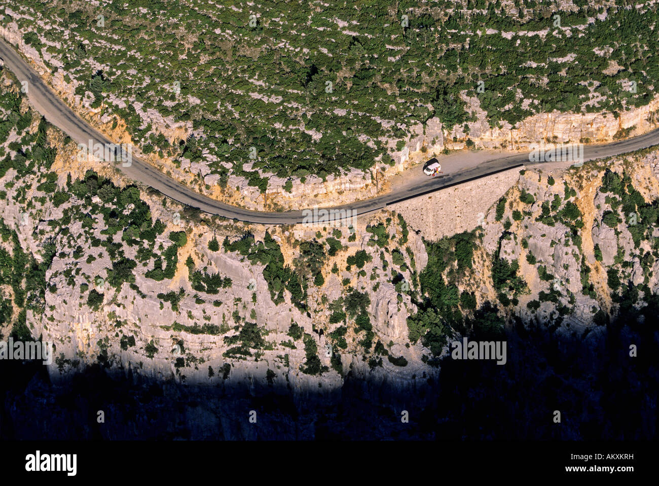 France, Var, Gorges du Verdon (aerial view) Stock Photo