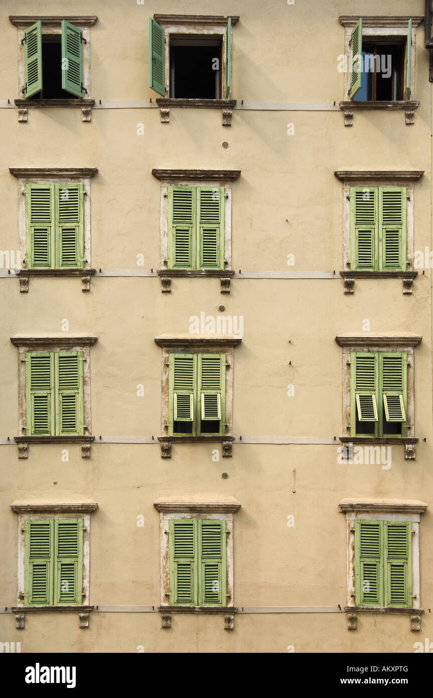House front, Riva del Garda, Lake Garda, Italy Stock Photo Alamy