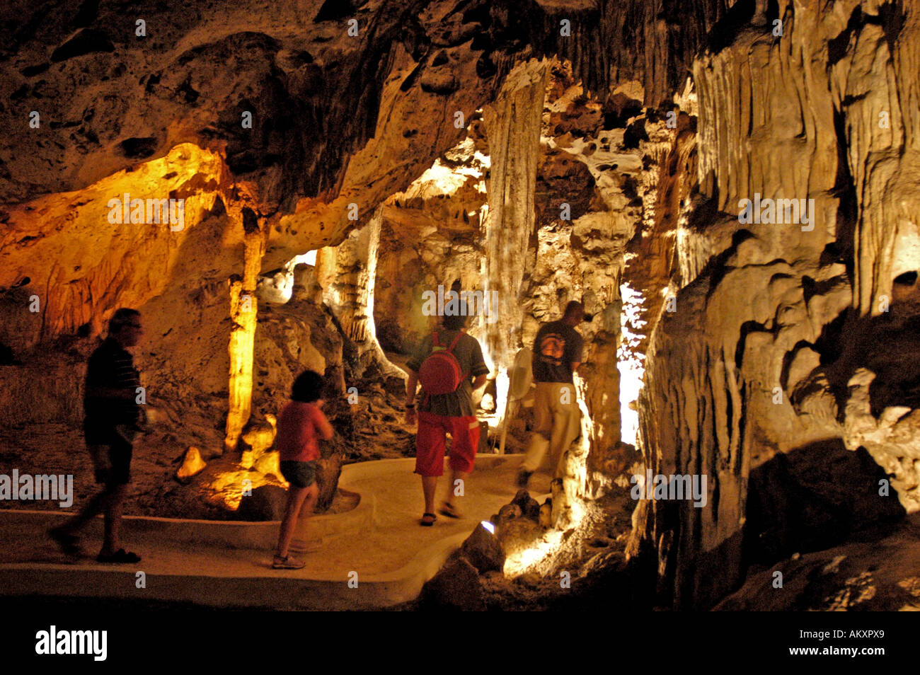 Hato Caves underground cavern Curacao tourist attraction stalactites