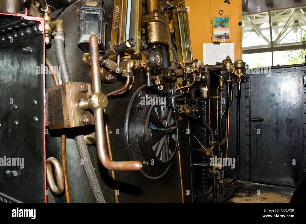 Steering of an old railway, Traffic house of Switzerland, Lucerne, canton Lucerne, Switzerland Stock Photo