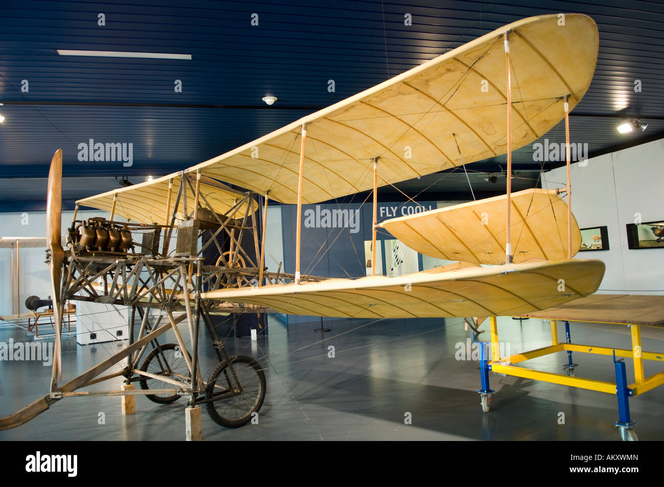 Old airplane in the Verkehrshaus der Schweiz, Lucerne, Canton Lucerne,  Switzerland Stock Photo - Alamy