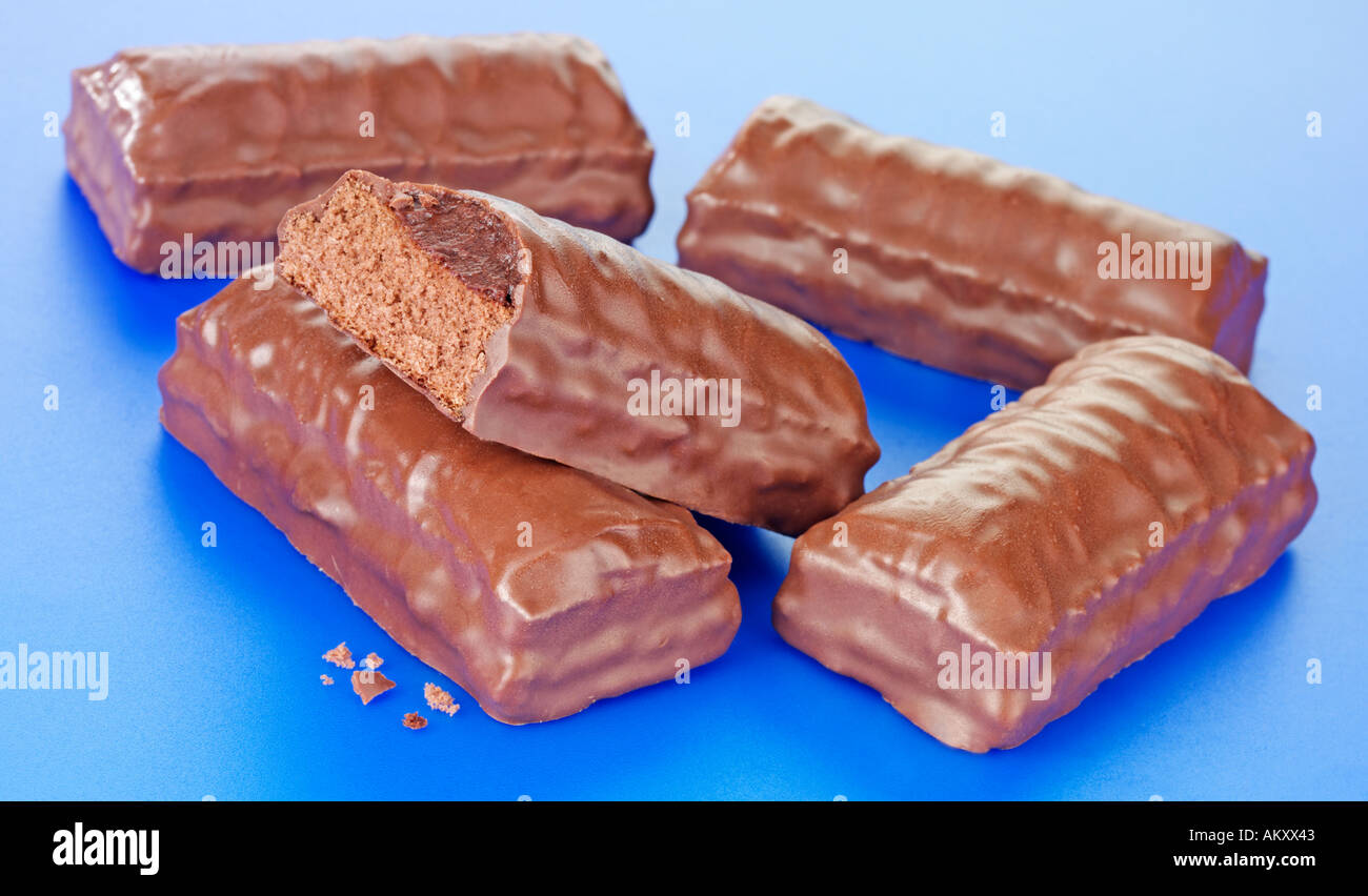 CHOCOLATE BISCUIT BARS Stock Photo Alamy
