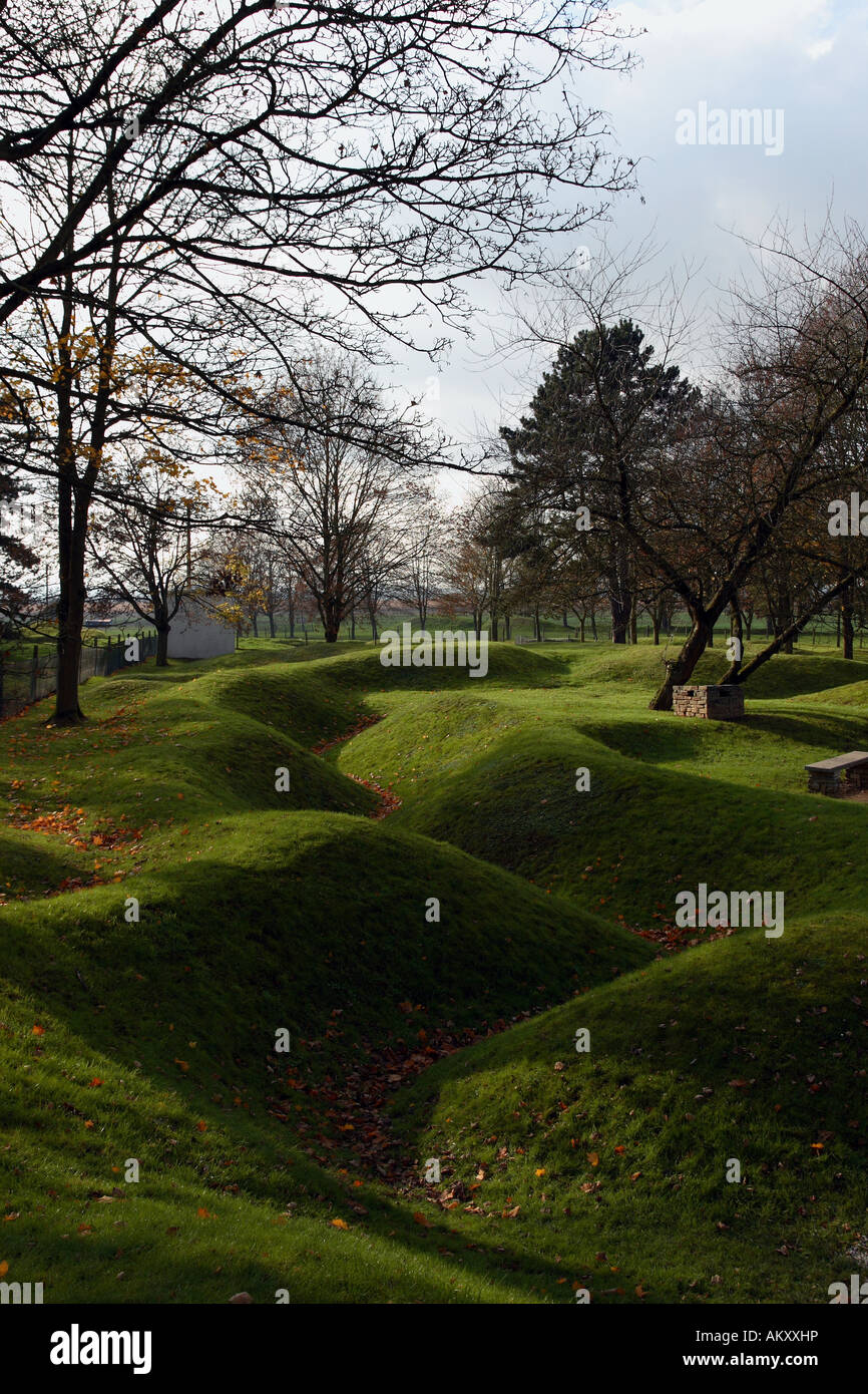 Trenches at Vimy Ridge in northern France Stock Photo Alamy