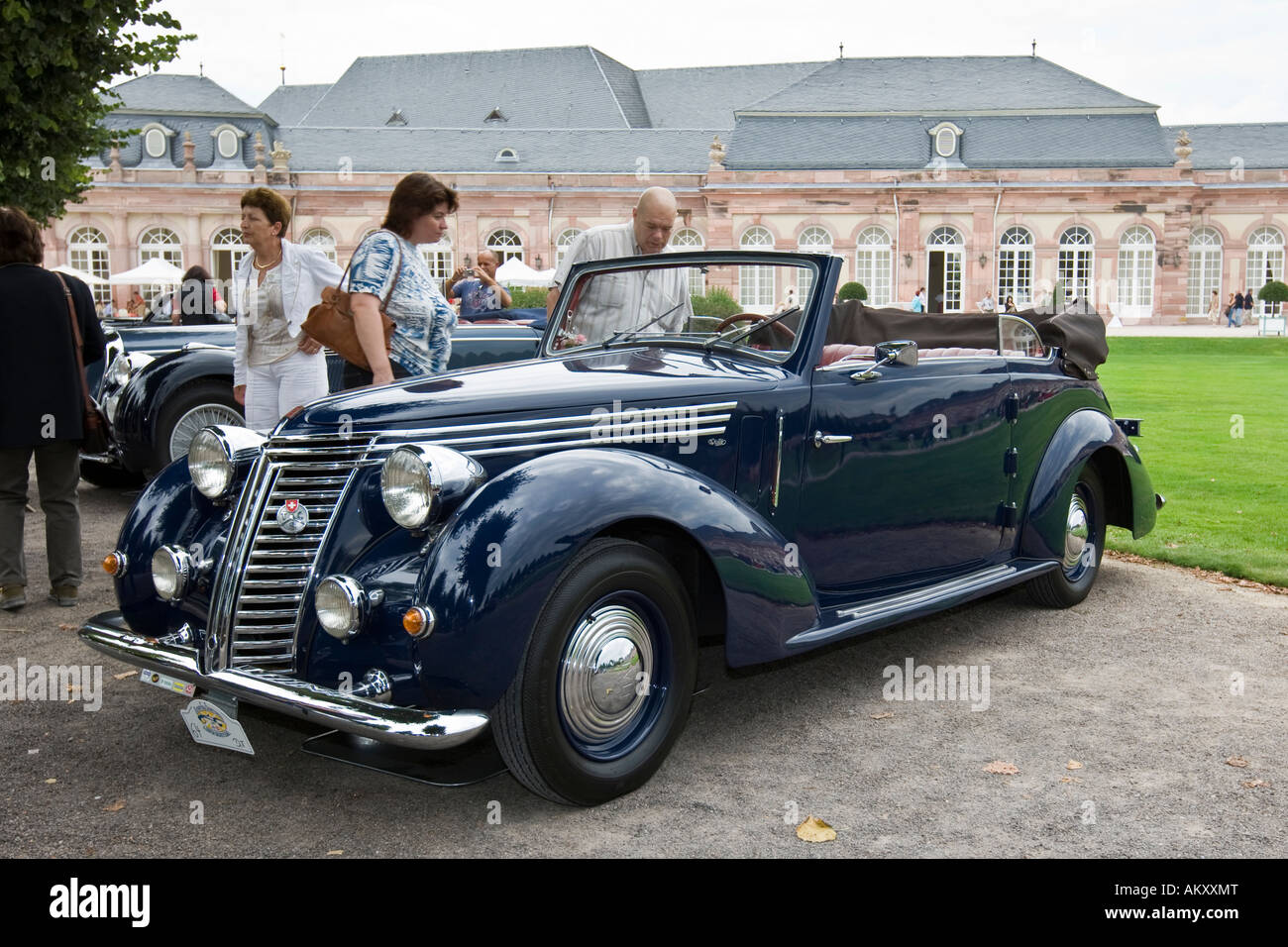 Fiat 1500 Viotti Convertible I 1940 48 Vintage Car Meeting Schwetzingen Baden Wuerttemberg Germany Stock Photo Alamy