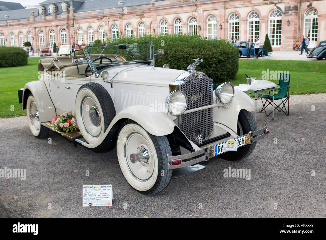 Packard Coupe Convertible, 1929 USA, vintage car meeting, Schwetzingen, Baden-Wuerttemberg, Germany Stock Photo