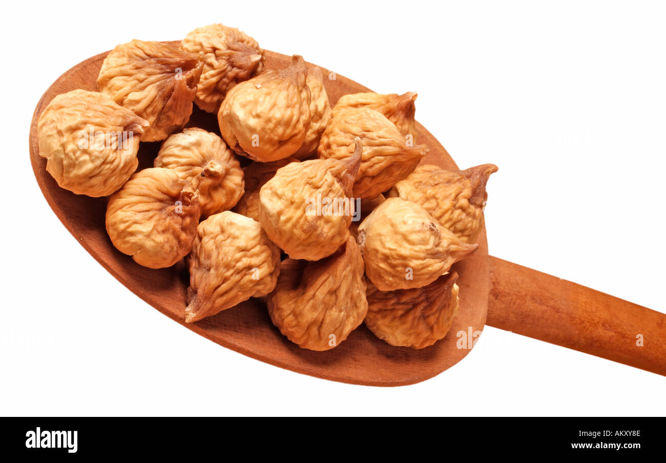 DRIED BABY FIGS ON SPOON CUT OUT Stock Photo Alamy