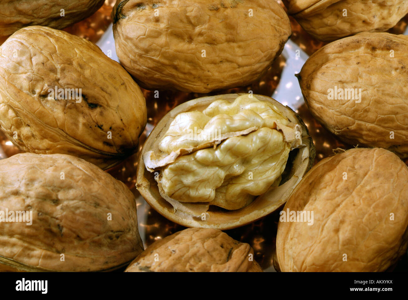 Walnuts Stock Photo