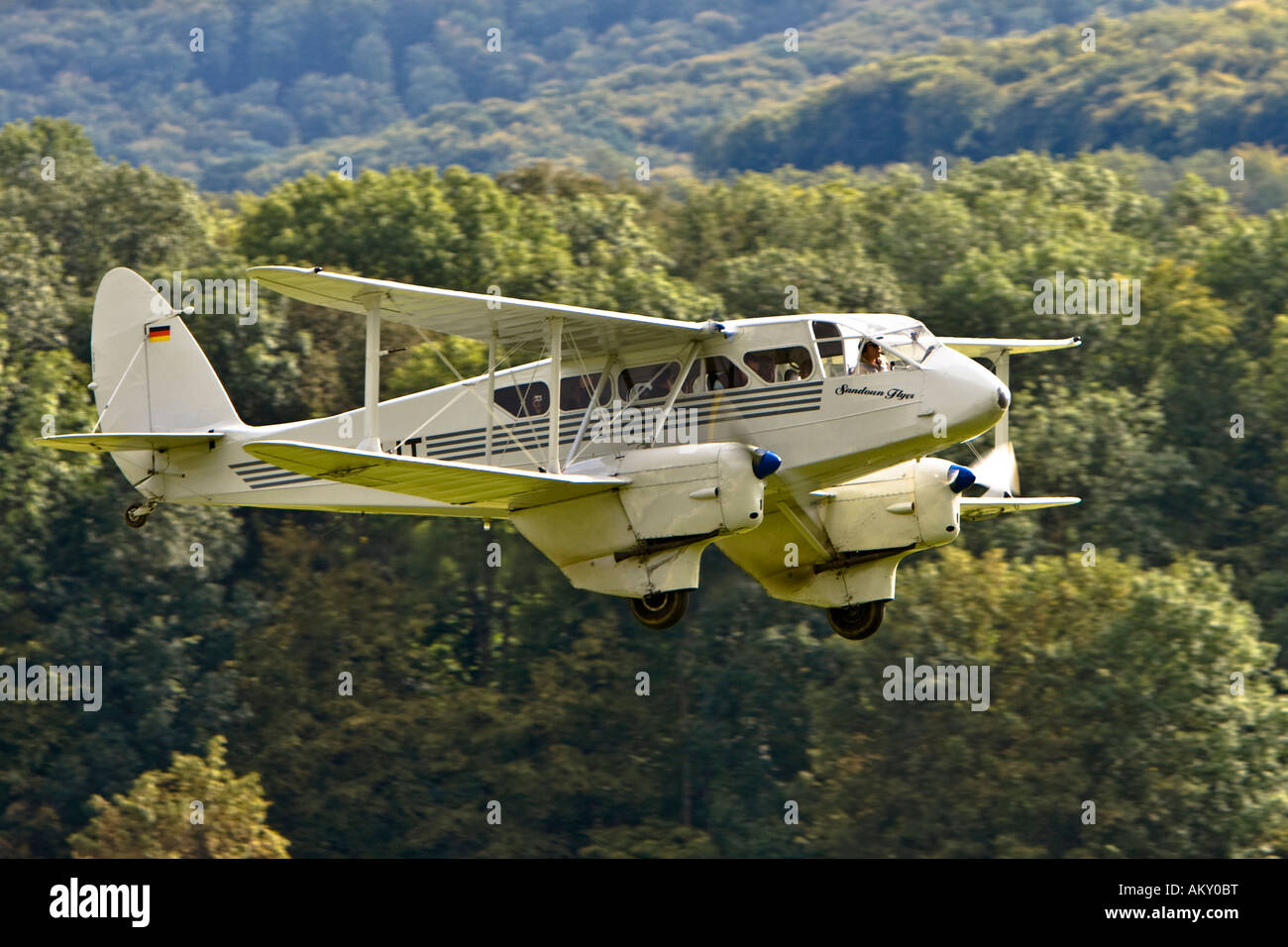 De Havilland DH 89 , , vintage planes meeting at the Hahnweide ...