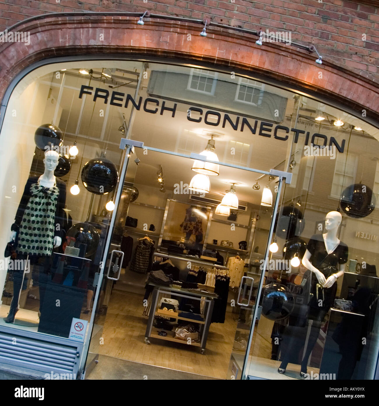 Exterior of French Connection shop, Covent Garden London Stock Photo