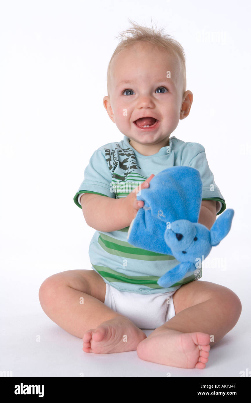 Happy baby boy Stock Photo Alamy