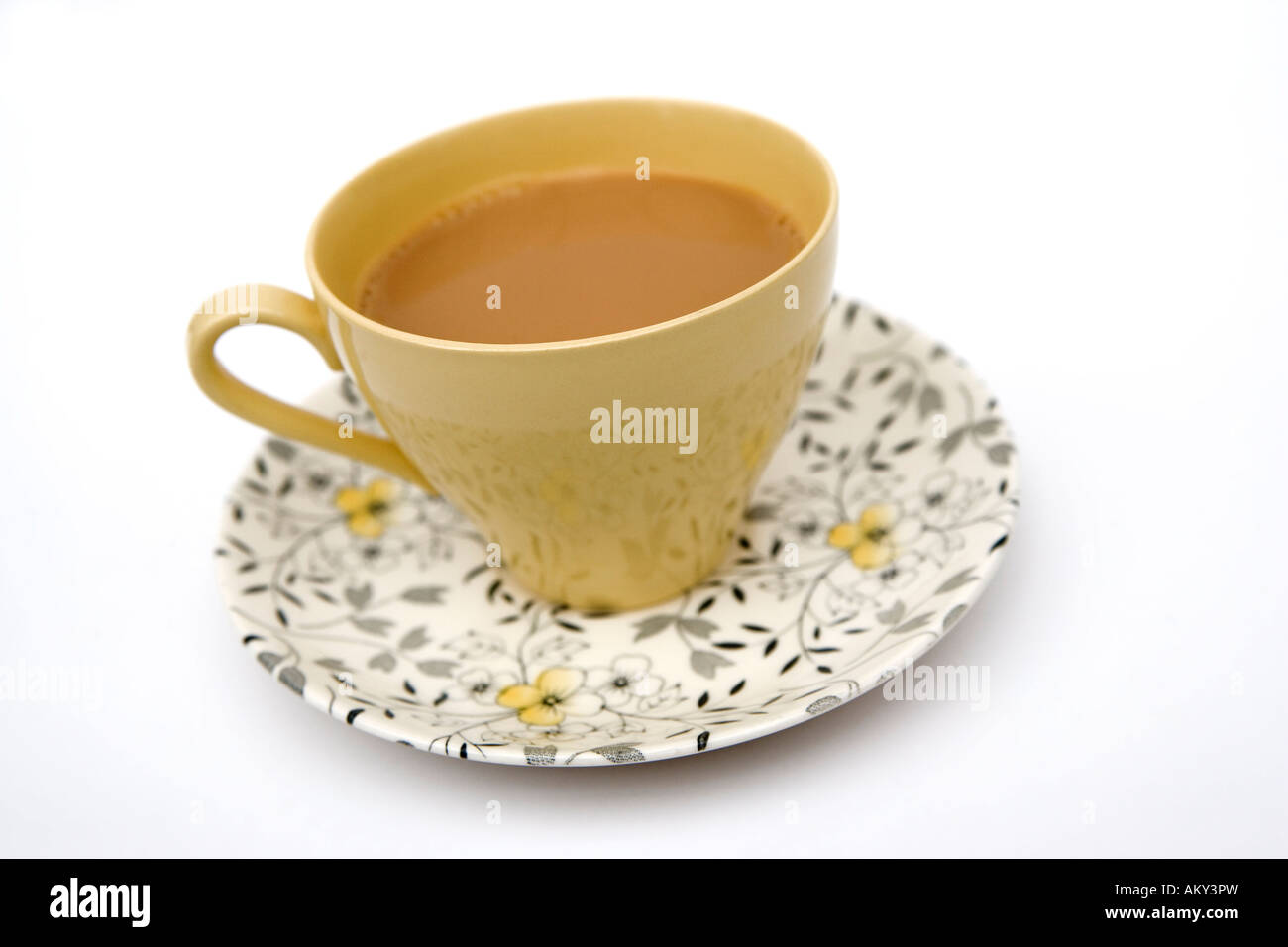 Teacup and saucer Stock Photo - Alamy