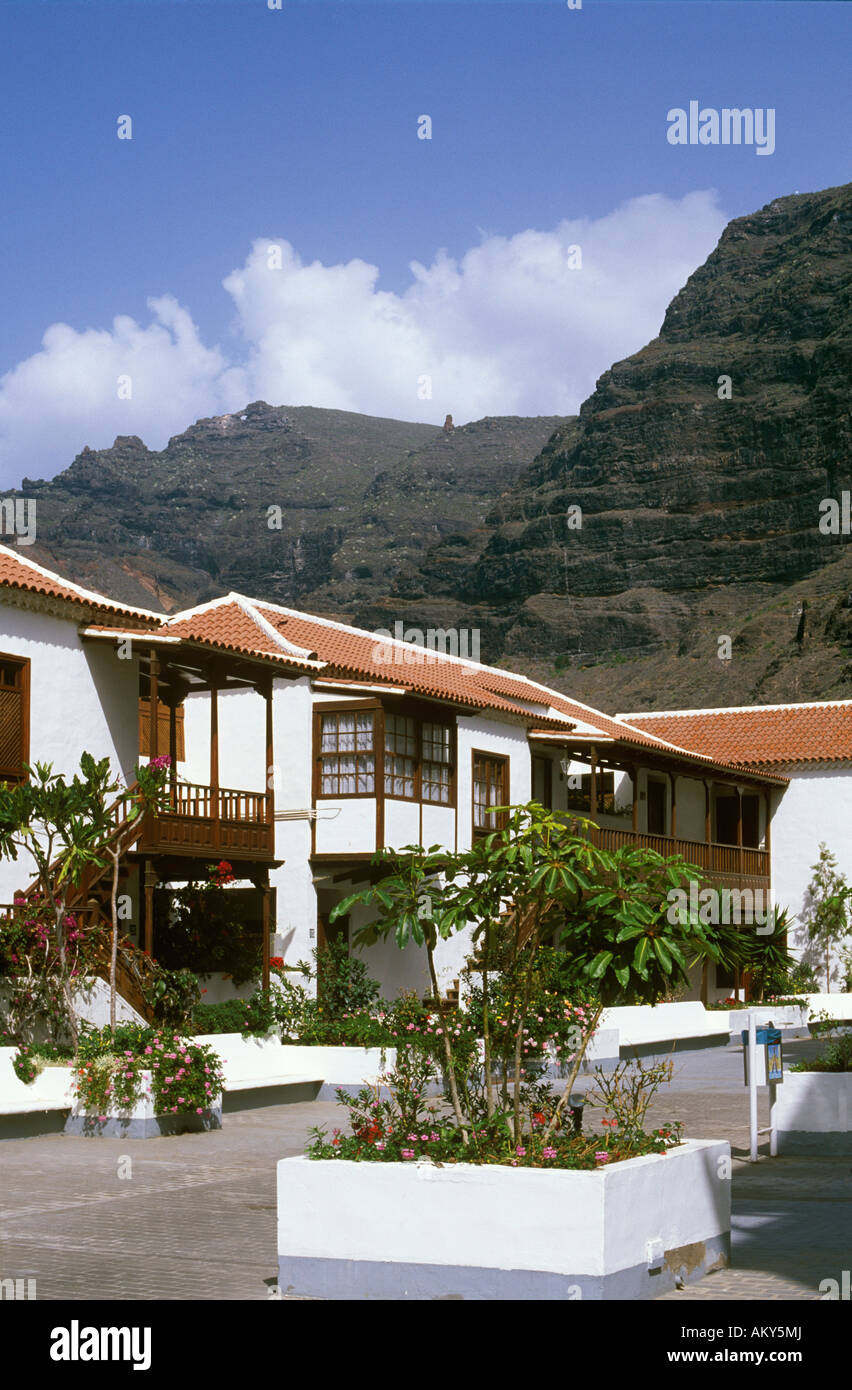Hote in Los Gigantes, Tenerife, Canary Islands, Spain Stock Photo
