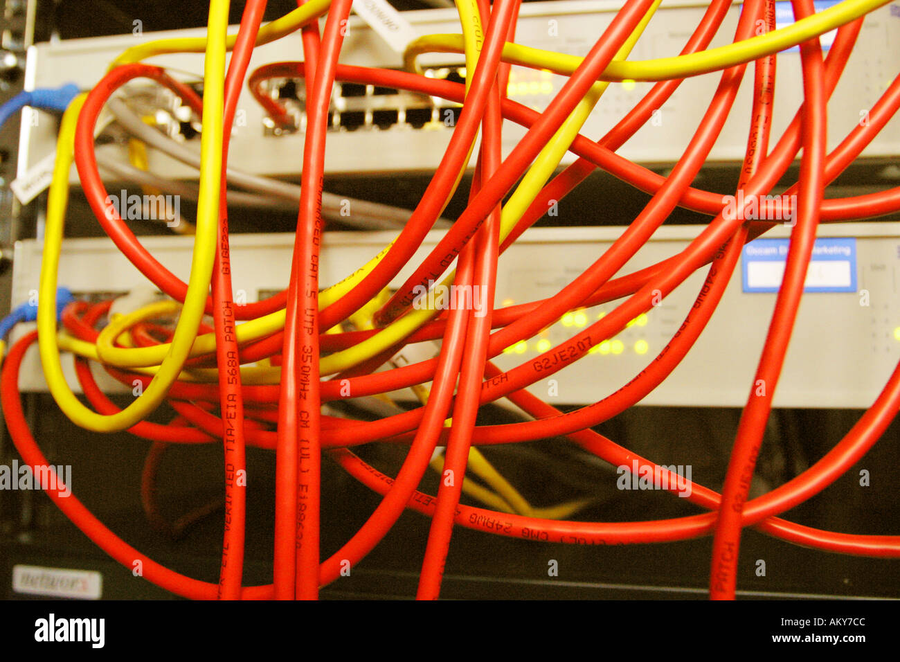 Computing plug cable wire connection network system technology server