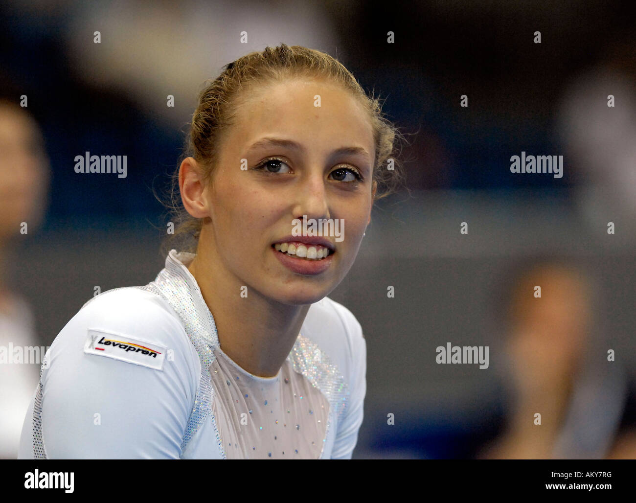 Artistic Gymnastics Marie-Sophie HINDERMANN GER portrait Artistic Gymnastics World Championships 2007 Stuttgart Baden-Wuerttemb Stock Photo