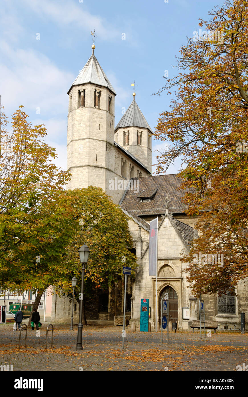 Bad Gandersheim Lower Saxony Germany Stiftskirche collegiate church Stock Photo
