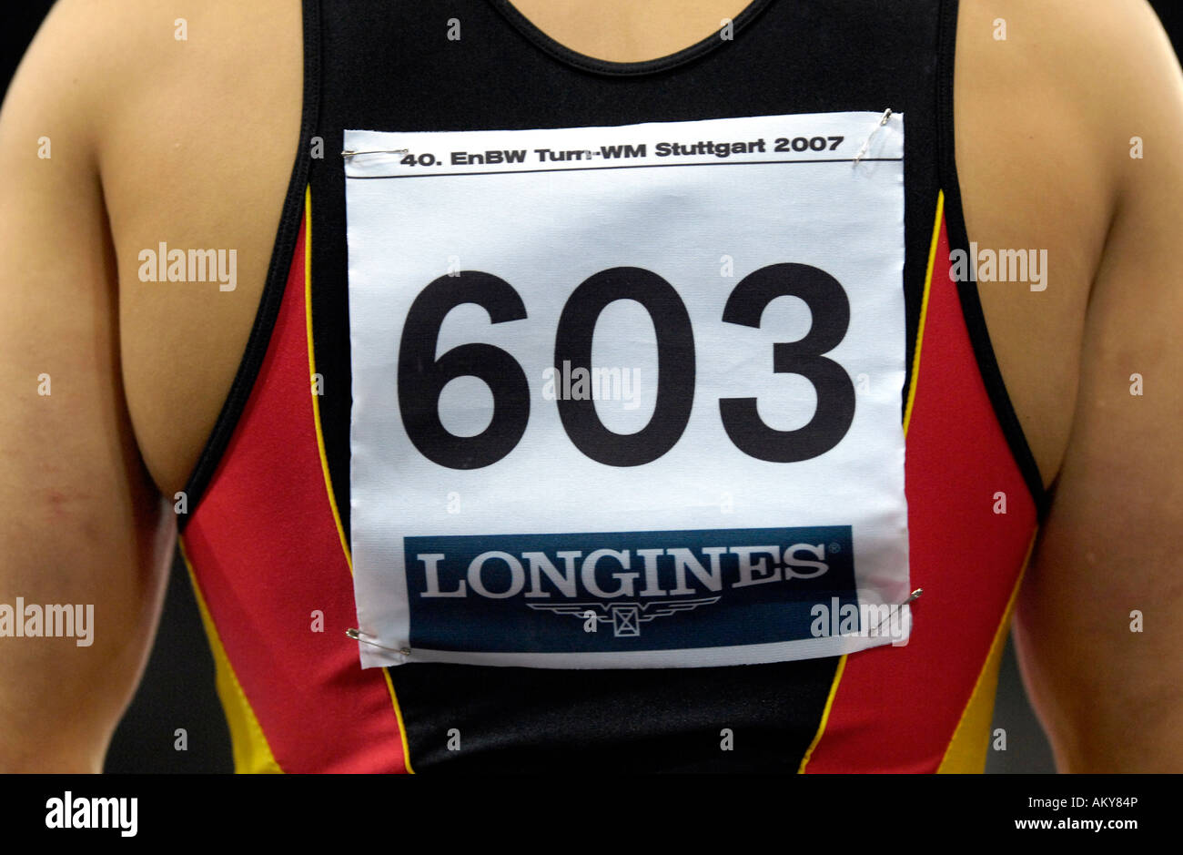 Artistic Gymnastics number Stock Photo Alamy