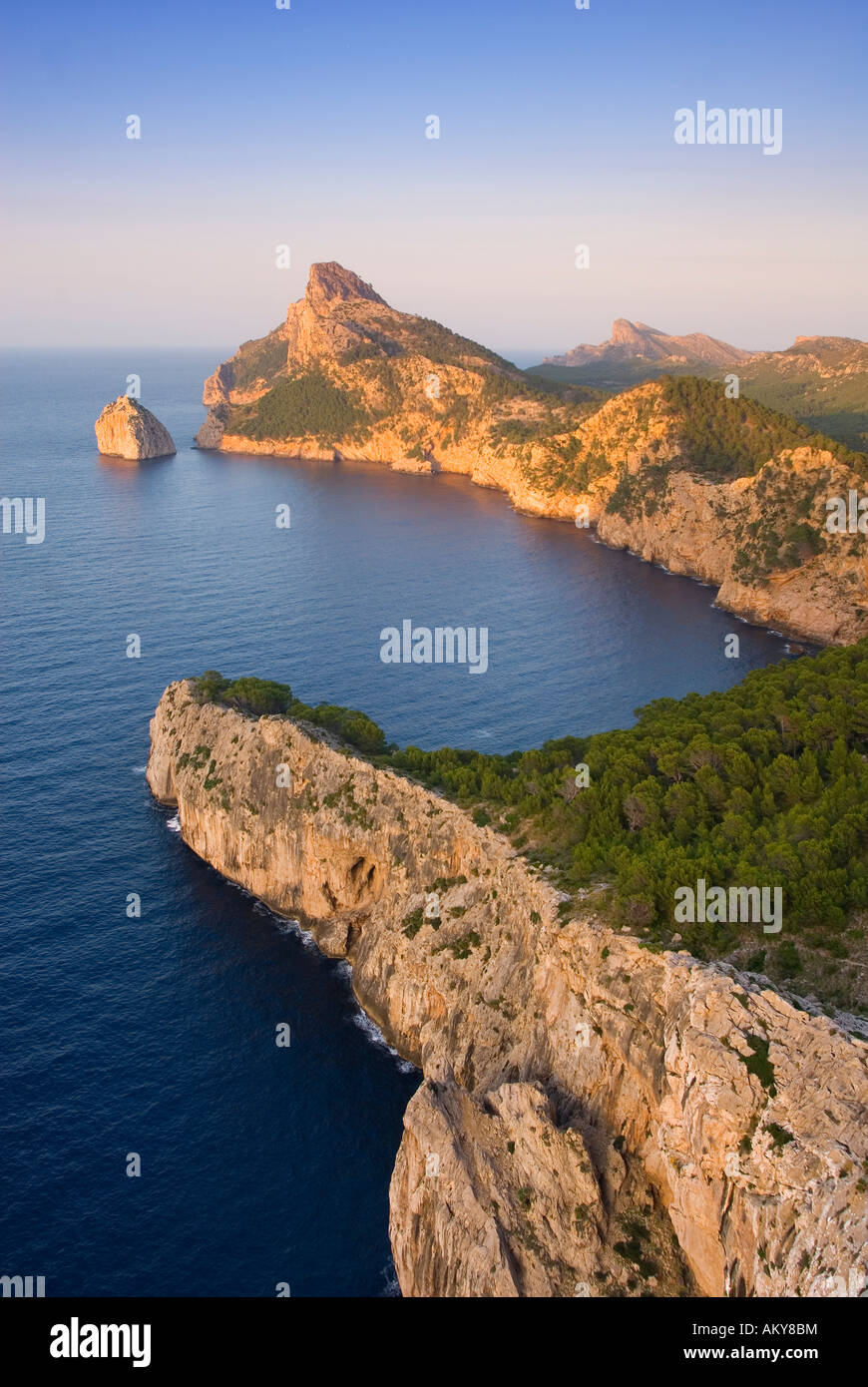 Cap de Formentor from El Colomer Viewpoint, Nothern Mallorca, Balearics, Spain, Europe Stock Photo