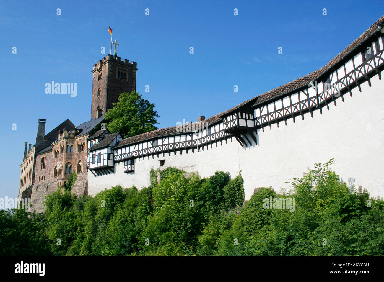 Wartburg Castle in Eisenach, Thuringia, Germany Stock Photo - Alamy
