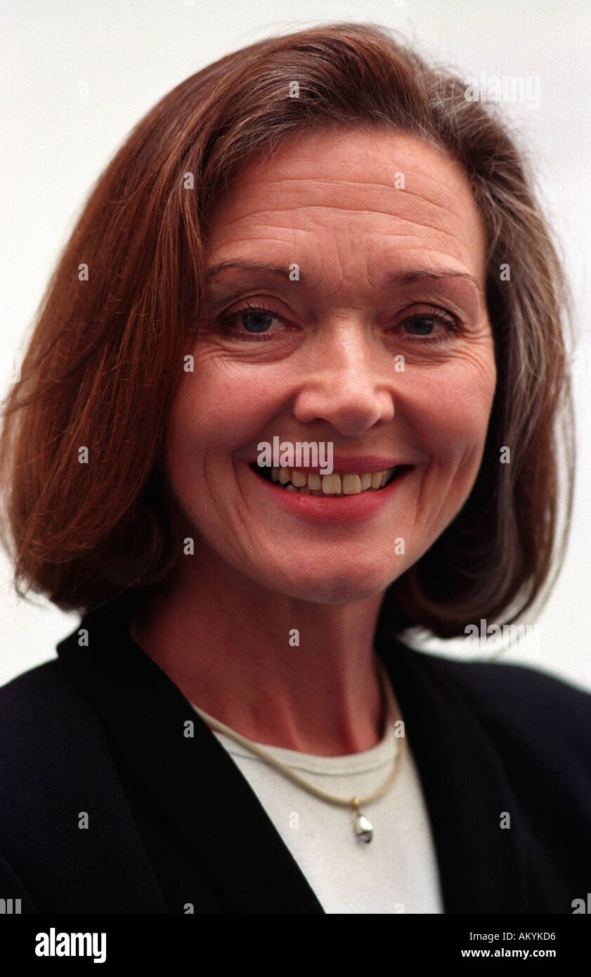Anna Ford, Broadcaster, London, UK. Stock Photo