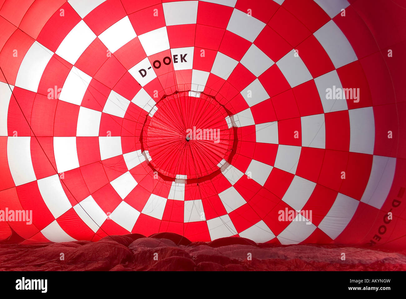 Hotair balloon, balloon envelope Stock Photo Alamy